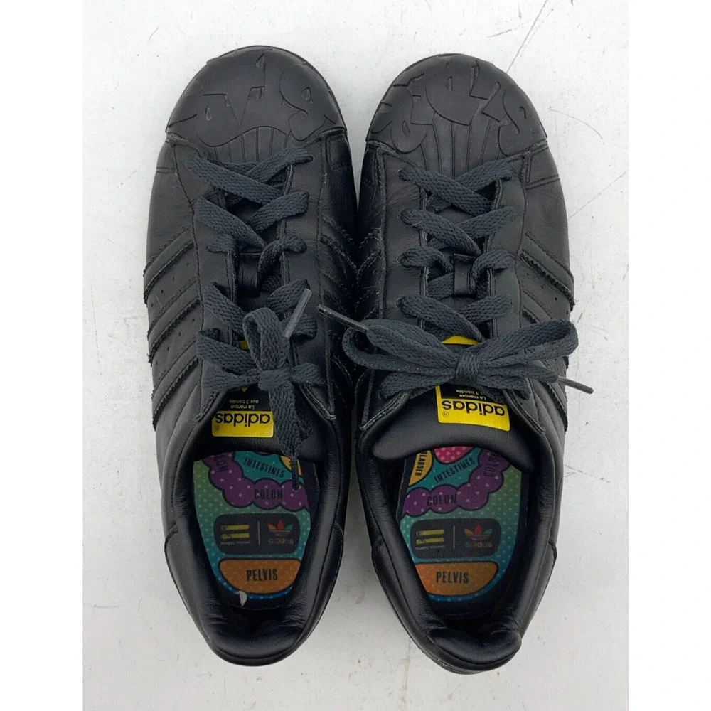 ADIDAS Pharrell Williams Superstar S83347 Men's Shoes US Size 5 1/2 Black